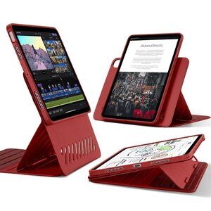 ESR Red iPad Air Case 11” M3/M2 & 10.9” 5th/4th Gen Magnetic Stand